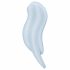 Satisfyer Pocket Pro 1 - Rechargeable, Air-Pulse Clitoral Stimulator (Blue) 