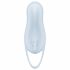 Satisfyer Pocket Pro 1 - Rechargeable, Air-Pulse Clitoral Stimulator (Blue) 