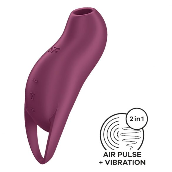 Satisfyer Pocket Pro 1 - Rechargeable, Air Pulse Clitoral Stimulator (Purple) 