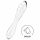 Satisfyer Dazzling Crystal 1 - Double-Ended Glass Dildo (Transparent)