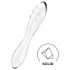 Satisfyer Dazzling Crystal - Double-Ended Glass Dildo (Clear) 