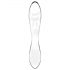 Satisfyer Dazzling Crystal 1 - Double-Ended Glass Dildo (Transparent)