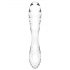 Satisfyer Dazzling Crystal 1 - Double-Ended Glass Dildo (Transparent)