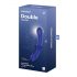 Satisfyer Double Crystal - Double-Ended Glass Dildo (Blue)