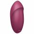 Satisfyer Tap & Climax 1 - 2-in-1 vibrator and clitoral stimulator (red)