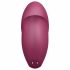 Satisfyer Tap & Climax 1 - 2-in-1 vibrator and clitoral stimulator (red)