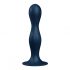 Satisfyer Double Ball-R - Weighted Dildo with Suction Base (Dark Blue) 