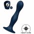 Satisfyer Double Ball-R - Weighted Dildo with Suction Base (Dark Blue) 