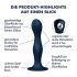 Satisfyer Double Ball-R - Weighted Dildo with Suction Base (Dark Blue) 