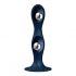 Satisfyer Double Ball-R - Weighted Dildo with Suction Base (Dark Blue) 