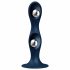 Satisfyer Double Ball-R - Weighted Dildo with Suction Base (Dark Blue) 