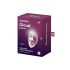 Satisfyer Cloud Dancer - Rechargeable Air Pulse Clitoral Stimulator (Pink-White) 