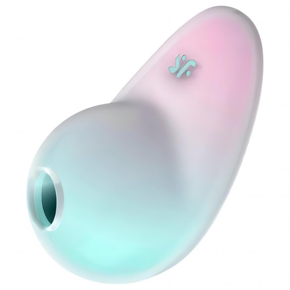 Satisfyer Pixie Dust - Rechargeable Air Pulse Clitoral Stimulator (Mint-Pink) 