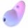 Satisfyer Pixie Dust - Rechargeable Air Pulse Clitoral Stimulator (Purple-Pink) 