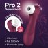 Satisfyer Pro 2 Gen3 - smart air-wave clitoral stimulator (red)