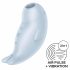 Satisfyer Seal You Soon - Rechargeable Air Pulse Clitoral Stimulator (Blue) 