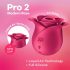 Satisfyer Pro 2 Rose Modern - Rechargeable Air Pulse Clitoral Stimulator (Red)