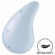 Satisfyer Dew Drop - Rechargeable, Waterproof Clitoral Vibrator (Blue) 