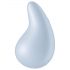 Satisfyer Dew Drop - Rechargeable Waterproof Clitoral Vibrator (Blue)