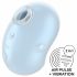 Satisfyer Cutie Ghost - Rechargeable Air Pulse Clitoral Stimulator (Blue) 