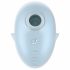 Satisfyer Cutie Ghost - Rechargeable Air Pulse Clitoral Stimulator (Blue) 