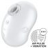 Satisfyer Cutie Ghost - Rechargeable Air-Pulse Clitoral Stimulator (White)