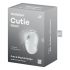 Satisfyer Cutie Ghost - Rechargeable Air Pulse Clitoral Stimulator (White) 