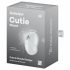 Satisfyer Cutie Ghost - Rechargeable Air Pulse Clitoral Stimulator (White) 