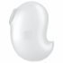 Satisfyer Cutie Ghost - Rechargeable Air Pulse Clitoral Stimulator (White) 