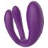 Mrow - Waterproof Rechargeable 3-Motor Couple's Vibrator (Purple) 