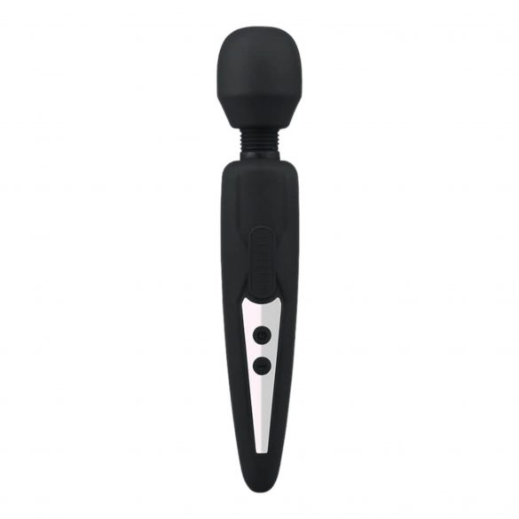 Mrow - Rechargeable Waterproof Massage Vibrator (Black) 