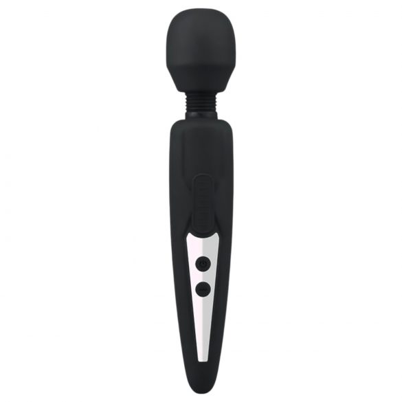 Mrow - Rechargeable Waterproof Massage Vibrator (Black) 