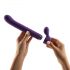 Magic Stick - Vibrator with Changeable Clitoral Arm (Purple) 