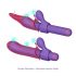 Magic Stick - Vibrator with Changeable Clitoral Arm (Purple) 