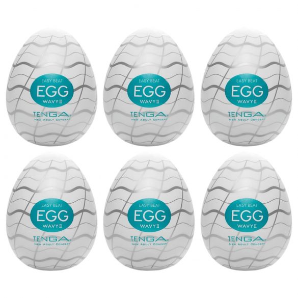 TENGA Egg Wavy II - Masturbation Egg (6 pcs)