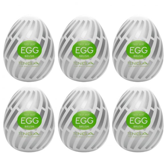 TENGA Egg Brush - Masturbation Egg (Pack of 6)