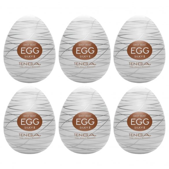 TENGA Egg Silky II - Masturbation Egg (6 pieces)