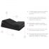 Liberator Wedge/Ramp - 2-piece sex pillow (black)