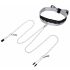 Fifty Shades of Grey - Nipple Clamps with Collar (Black-Silver) 