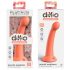 Dillio Secret Explorer - Suction Cup Tip Dildo (17cm) - Orange