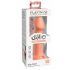 Dillio Big Hero - Suction Cup Silicone Dildo (17cm) - Orange 