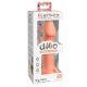 Dillio Big Hero - Suction Cup Silicone Dildo (17cm) - Orange 