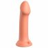 Dillio Big Hero - Suction Cup Silicone Dildo (17cm) - Orange 