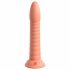 Dillio Wild Thing - Suction Cup Ribbed Dildo (19cm) - Orange 