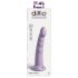 Dillio Slim Seven - Purple Suction-Cup Stimulating Dildo (20cm)