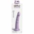 Dillio Slim Seven - Suction Cup Stimulator Dildo (20cm) - Purple 