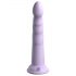 Dillio Slim Seven - Purple Suction-Cup Stimulating Dildo (20cm)