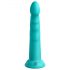 Dillio Slim Seven - Turquoise Suction Cup Stimulating Dildo (20cm)