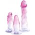 Crystal Clear - Anal Trainer Set - 3pcs (Transparent-Pink) 