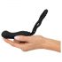 Black Velvet Perfect Fit - Strapless Strap-on Dildo (Black) 